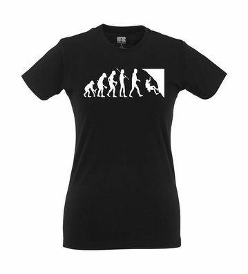 Evolution Klettern Girlie Shirt