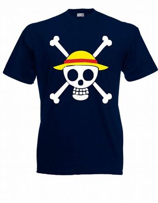 Herren T-Shirt One Piece Größe bis 5XL