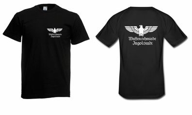Herren T-Shirt Waffenschmiede Ingolstadt (Front + Rückendruck) bis 5XL