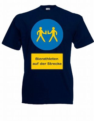 Herren T-Shirt Bierathleten bis 5XL (Männertag / Biergarten)