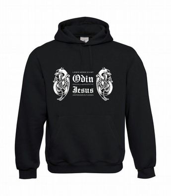 Lieber mit Odin Herren Hoodie I Kapu I Kapuzenpullover bis 5XL