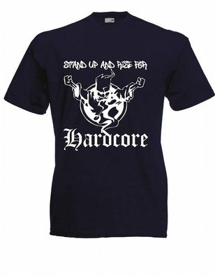 Herren T-Shirt Hardcore Wizard bis 5XL (Musik / Thunderdom)