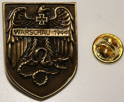 Warschau 1944 Adler Schlange Abzeichen Schild l Anstecker l Abzeichen l Pin 107