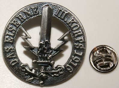 Otto von Bismarck Kopf Pickelhaube Militaria l Ansteckerl Abzeichen l Pin 121 