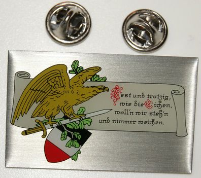 Fest und Trotzig wie d. Eichen woll´n wir ... l Anstecker l Abzeichen l Pin 167