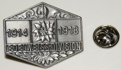 Edelweiss Division Edelweiß 1914 1918 l Anstecker l Abzeichen l Pin 94