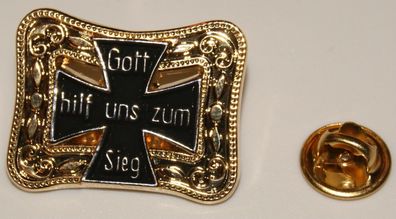 Gott hilf uns zum Sieg Eisernes Kreuz l Anstecker l Abzeichen l Pin 392