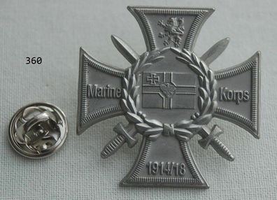 Marinekorps 1914 / 18 Abzeichen Militaria l Anstecker l Abzeichen l Pin 360