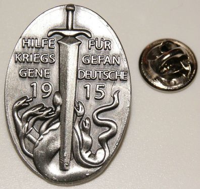 Hilfe für kriegsgefangene Deutsche 1915 l Anstecker l Abzeichen l Pin 376