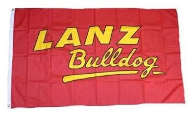 Fahne - Lanz Bulldog Schrift (Flagge / Trakoren / IHC / Deutz / 150x90cm)