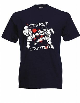 Herren T-Shirt Streetfigther Größe bis 5XL