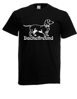 Herren T-Shirt Dackelfreunde bis 5XL
