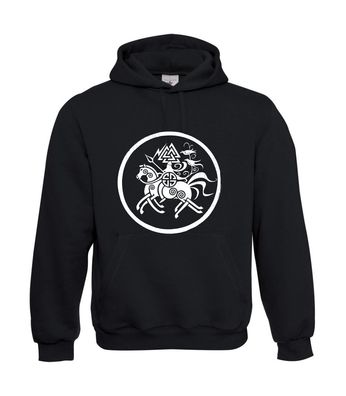 Herren Hoodie I Kapu I Sleipnir - Runen bis 5XL
