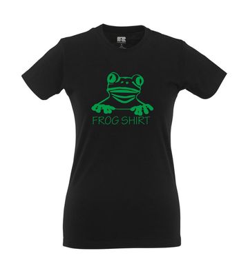 Frog Shirt Girlie Shirt
