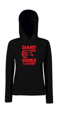 Dart is Funny - Double is Money Girlie Kapuzenpullover