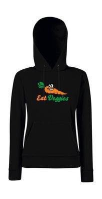 Eat Veggies Girlie Kapuzenpullover