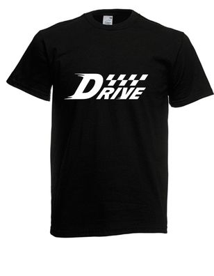 Herren T-Shirt Drive Taxi Logo Größe bis 5XL