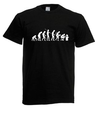Herren T-Shirt Evolution Computer bis 5XL