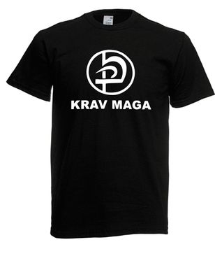 Herren T-Shirt Krav Maga Kampfsport Logo Größe bis 5XL