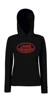 Jawa Motorrad Fans Girlie Kapuzenpullover