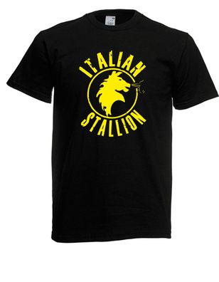 Herren T-Shirt Rocky Italian Stallion Größe bis 5XL