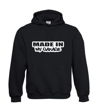 Made in my Garage Schrauber We I Sprüche I Fun I Lustig bis 5XL I Herren Hoodie