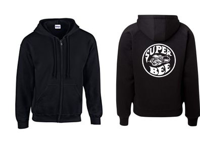 Kapuzenjacke - Super Bee Dodge US Car Charger ( Sprüche / Lustig / Fun / Spaß )