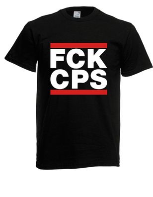 Herren T-Shirt FCK CPS Cops AC AB Ultras Hooligan Hardcore Polzei Größe bis 5XL