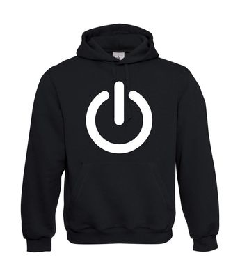 Power Button Gamer Computer Spe I Sprüche I Fun I Lustig bis 5XL I Herren Hoodie