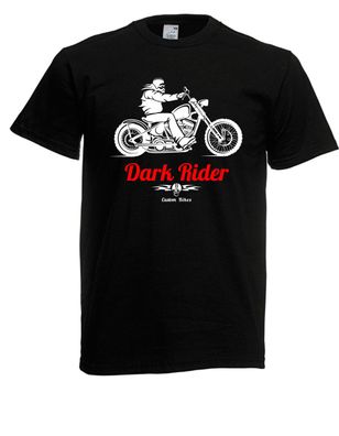 Herren T-Shirt Dark Rider I Motorrad I Biker I Sprüche bis 5XL