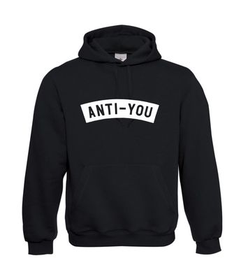 Anti-You Anti Social Mean I Sprüche I Fun I Lustig bis 5XL I Herren Hoodie