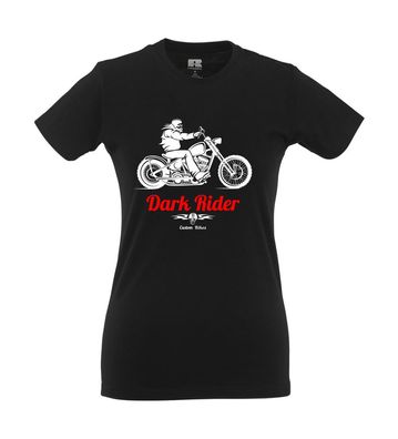 Dark Rider I Motorrad I Biker I Sprüche I Girlie Shirt