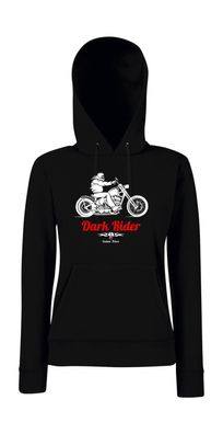 Dark Rider I Motorrad I Biker I Sprüche Girlie Kapuzenpullover