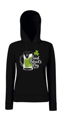 Sankt Patrick´s Day I Grün I Bier I Lustig I Sprüche Girlie Kapuzenpullover