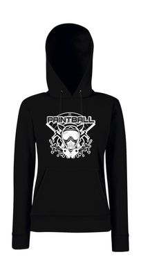 Paintball I Farbe I Schießen I Fun I Sprüche Girlie Kapuzenpullover