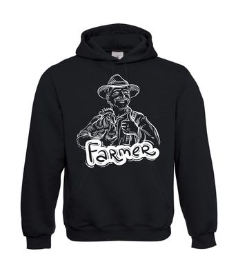 Herren Hoodie I Kapu I Farmer I Bauer Feld I Kuh I Sprüche I Fun bis 5XL