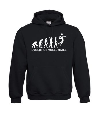 Herren Hoodie I Kapu I Evolution Vollyball I Fun I Lustig I Sprüche I bis 5XL