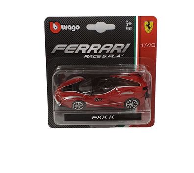 Bburago Ferrari Race & Play Modellauto FXX K 1:43 Spielzeugauto Auto