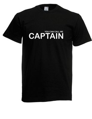 Herren T-Shirt l You can call me Captain l Größe bis 5XL