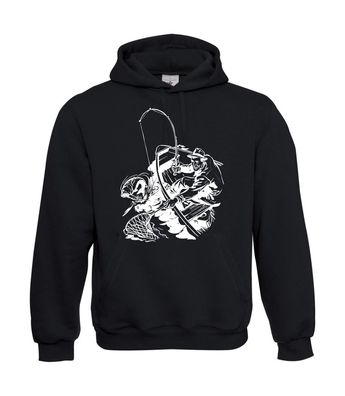 Herren Hoodie I Kapu I Angler I Fisch I Lustig I Sprüche I bis 5XL