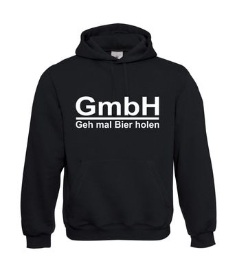 Herren Hoodie I Kapu I GmbH - Geh mal Bier holen I Sprüche I Fun I bis 5XL