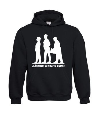 Herren Hoodie I Kapu I Mächtig Gewaltig Egon! I Sprüche I Fun I Lustig bis 5XL