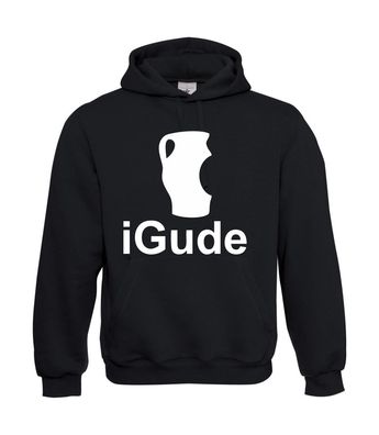 Herren Hoodie I Kapu I iGude I Sprüche I Fun I Lustig bis 5XL