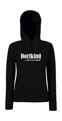 Dorfkind I Sprüche I Fun I Lustig I Girlie Kapuzenpullover