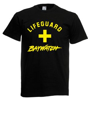 Herren T-Shirt Lifeguard Baywatch I Sprüche I Fun I Lustig bis 5XL