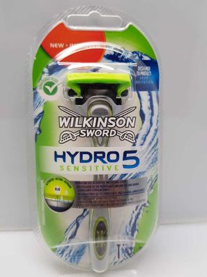 Wilkinson Sword Hydro 5 Sensitive 1 Klinge + Rasierer NEW + OVP