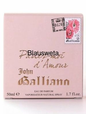 John Galliano - Parlez-moi d´Amour - 50 ml Eau de Parfum - EDP Spray für Damen
