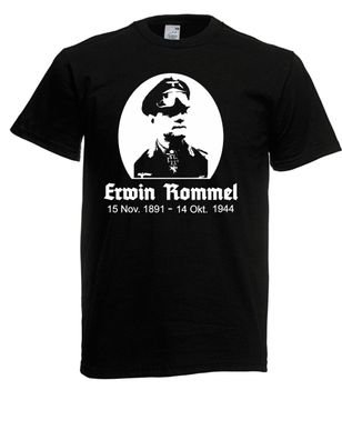 Herren T-Shirt Erwin Rommel I Sprüche I Fun I Lustig bis 5XL