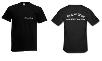 Herren T-Shirt Braunschweig I Fussball Verein I Sprüche I Fun I Lustig bis 5XL