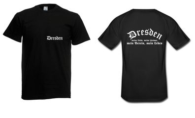 Herren T-Shirt Dresden I Fussball I Verein I Sprüche I Fun I Lustig bis 5XL